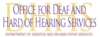 Office for Deaf and Hard of Hearing Services (DHHS) Logo