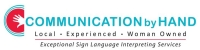 Communcation by Hand Logo
