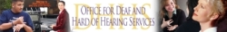 Office for Deaf and Hard of Hearing Services (DHHS) Logo